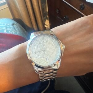 Gucci Silver-Tone Timepiece